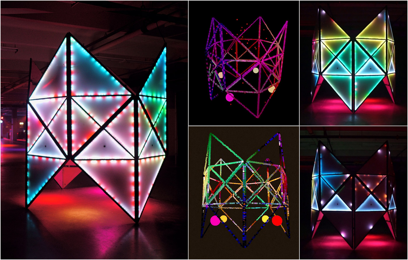 3D mapping of LED fixtures