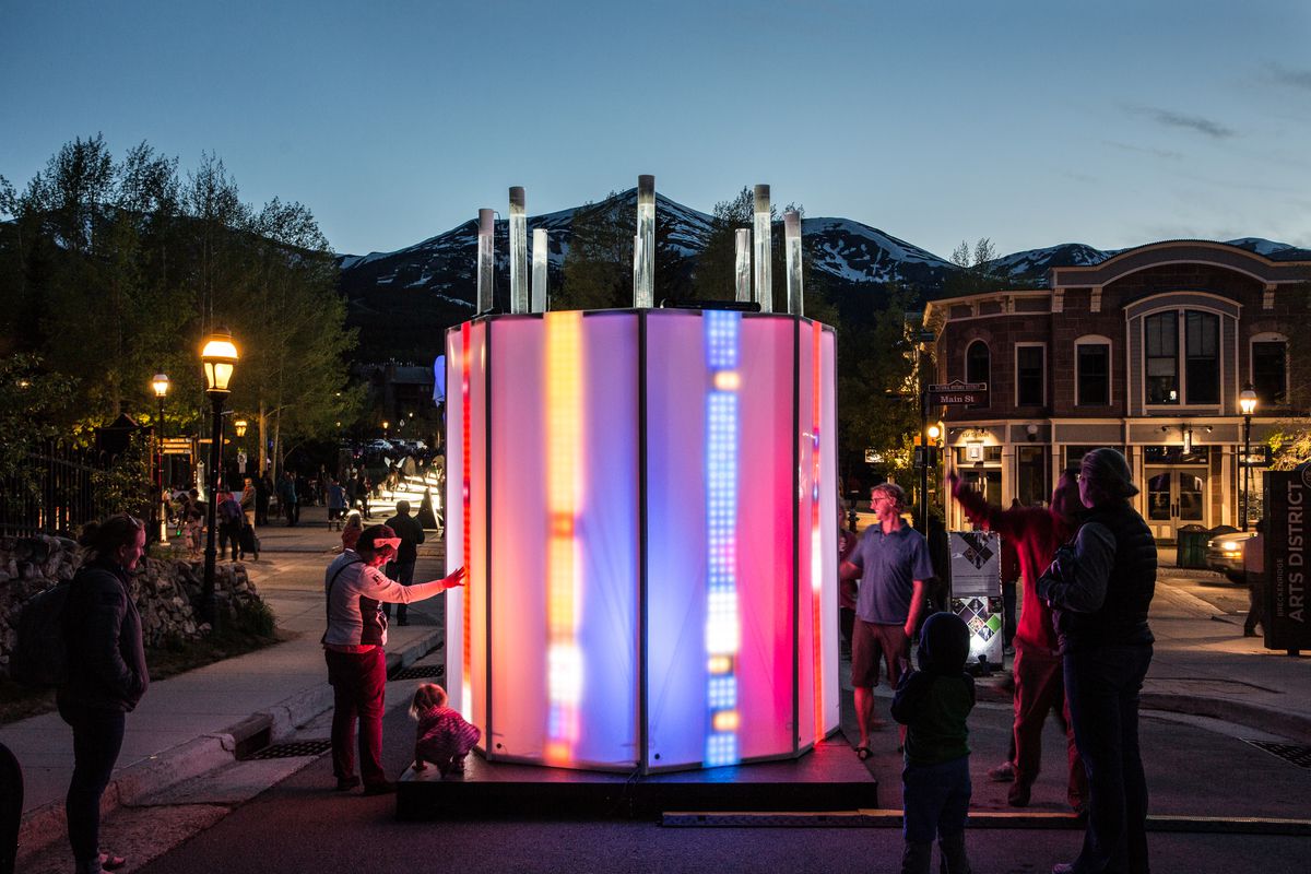 Interactive installation in Breckenridge CO
